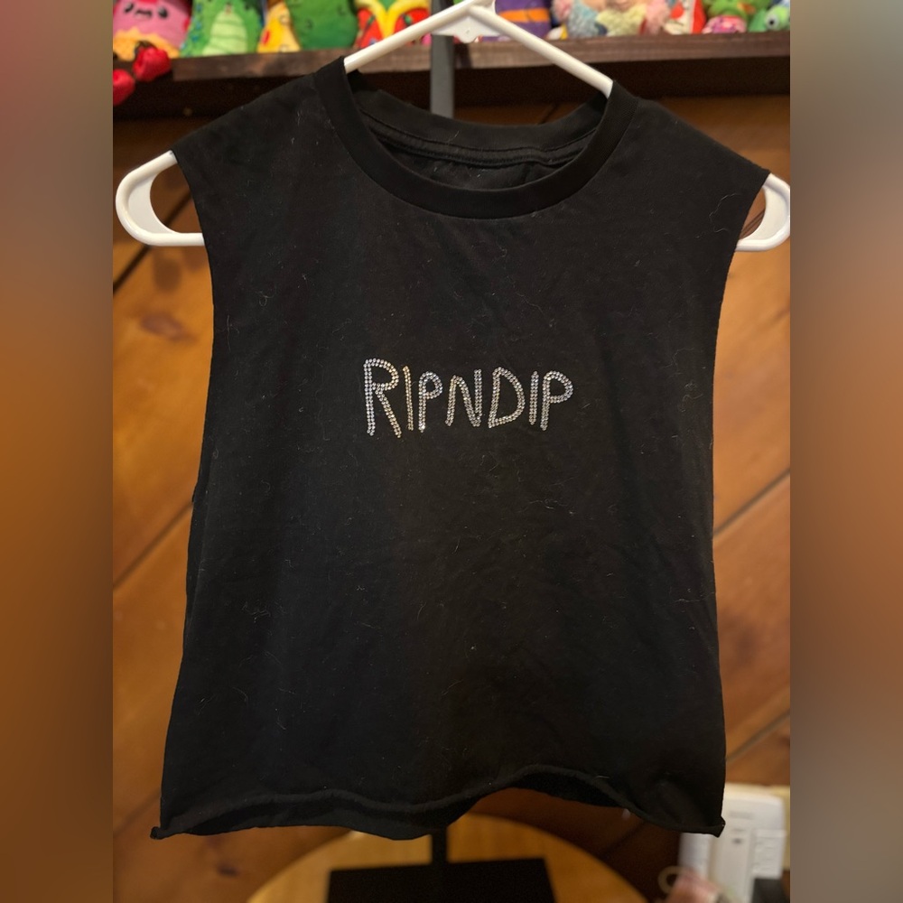 RIPNDIP Black Sleeveless Top